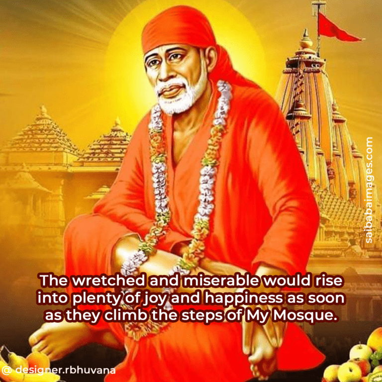 70+ Sai Baba Blessing Quotes Images For Free Download